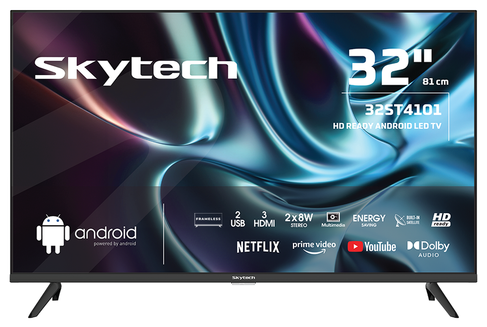 Skytech 32ST4101 32" 82 Ekran HD Ready LED Android TV