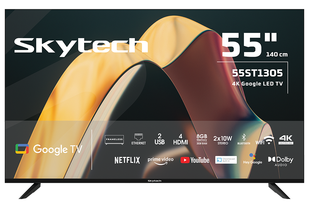 Skytech 55ST1305 55" 140 Screen 4K LED Google TV