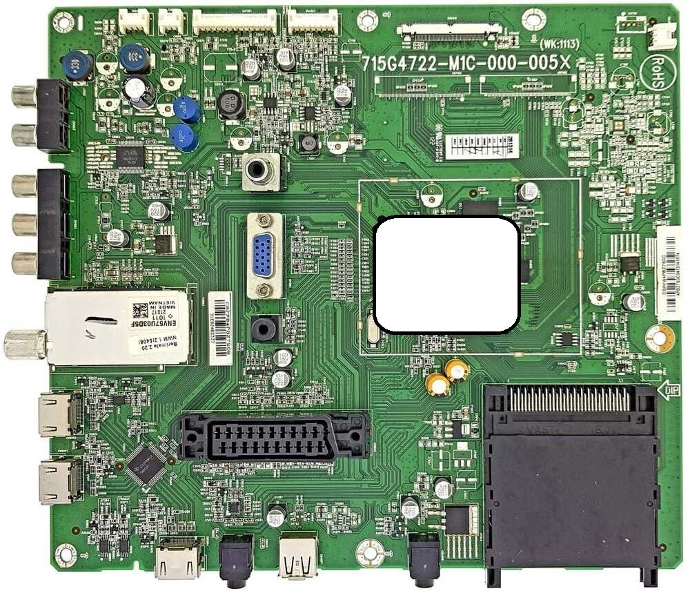 PHILIPS 32PFL5406 ANAKART 715G4722-M1C-000-005X CBPFB4PBZ2S07 MAİNBOARD