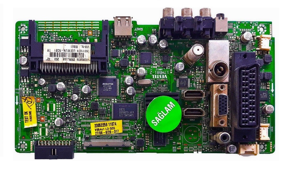 VESTEL 17MB81-2 , 23052258 , 100512 V1 , 42'' , 54C1mb81, MAIN BOARD , VESTEL ANAKART