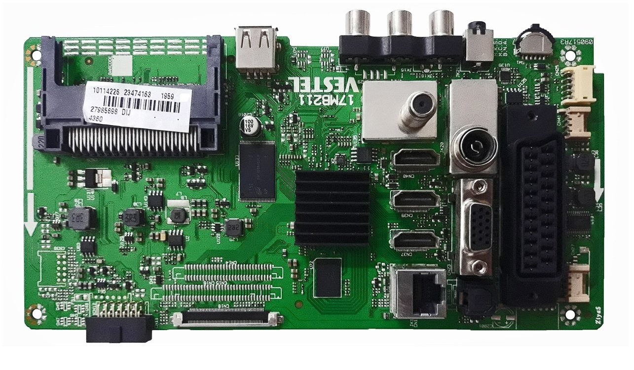 VESTEL 17MB211 , 23455232 , 27972802 , VES500UNDC-2D-N12 , LCM , VESTEL SMART LED TV MAİN BOARD