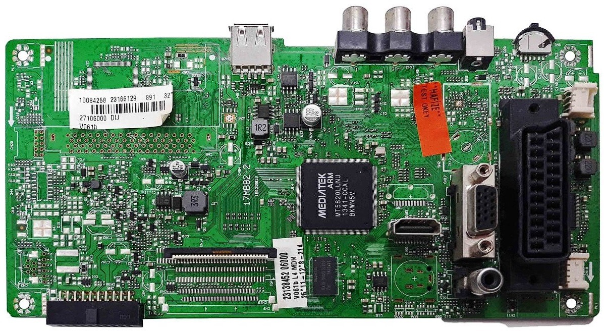 VESTEL 17MB82-2 , 23166129 , 23138452 , 32PH31250 , VES315WNDS-01 , MAIN BOARD , VESTEL ANAKART