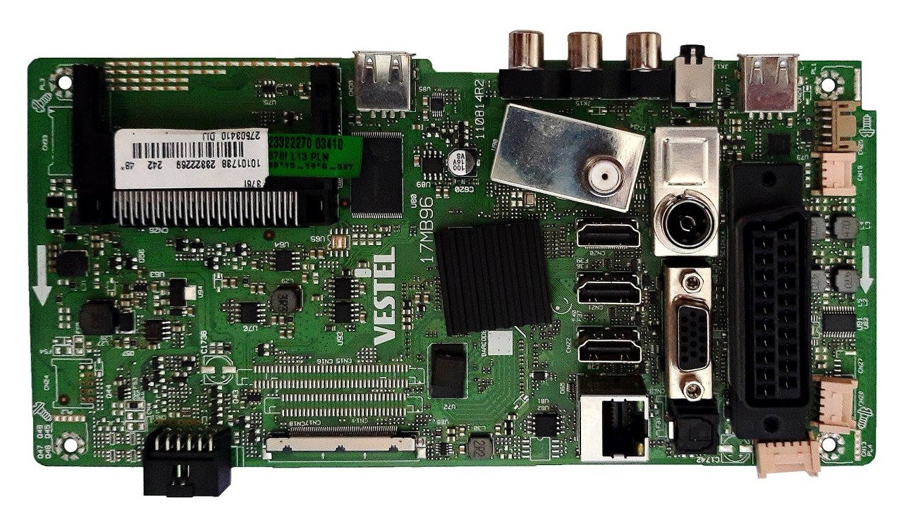 VESTEL 17MB96 , 10095752 , 23314640 , 27612925 , VES480UNVS-3D-M01 , MAIN BOARD , VESTEL ANAKART