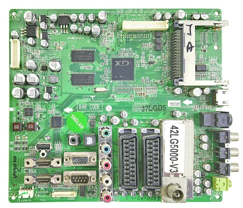 LG EAX56818401(0) , 42LG5000-V3 LG-PANEL , EBU56818401 , MAIN BOARD , LG ANAKART